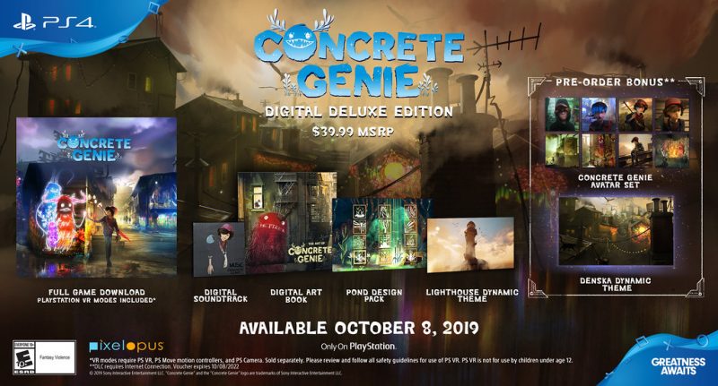 Concrete Genie looks stunning; October 8th release date confirmed 8